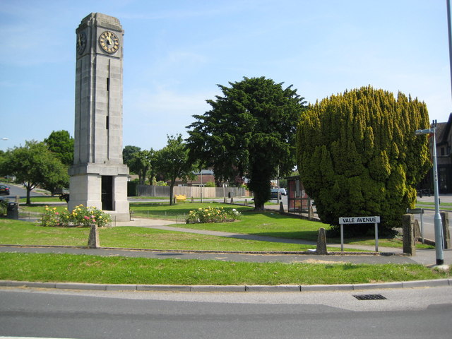 Patcham Clock Tower — stopped public clock