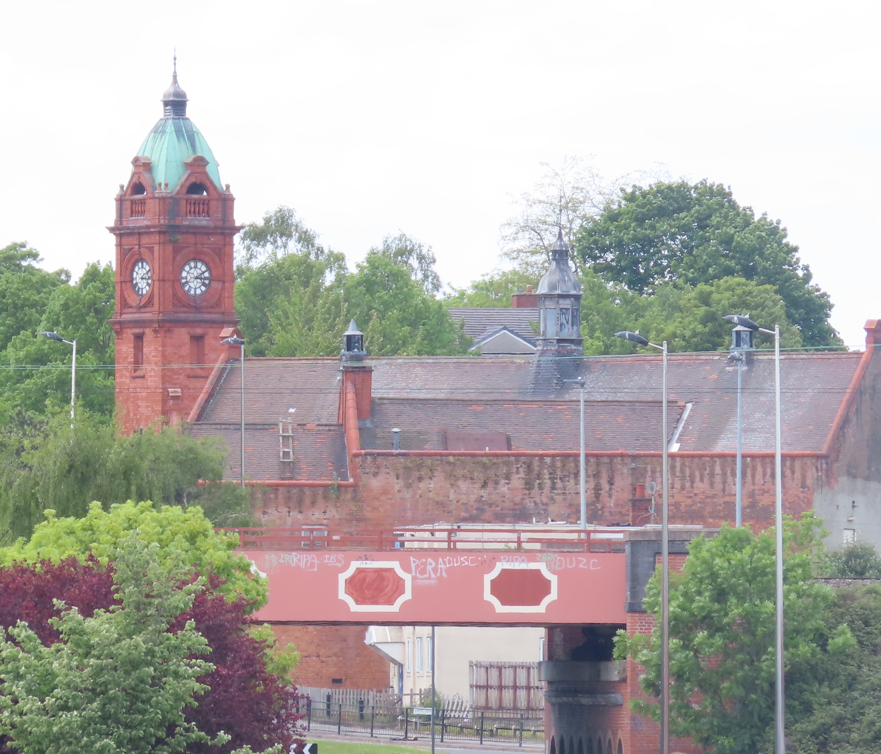 Former Bloomsbury Library at Nechells Parkway — stopped public clock