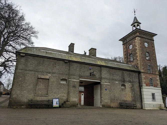 Holywell's Park Stable Block — stopped public clock
